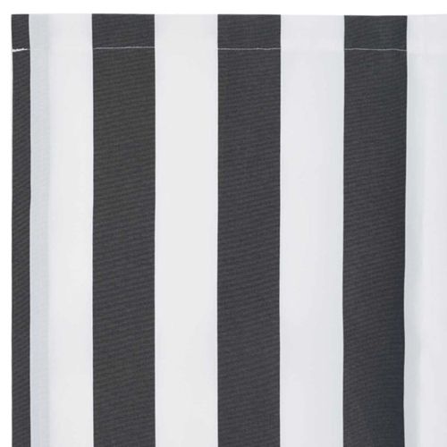 Сенник Валанс Антрацит и бяло 230 x 20 см Платно
