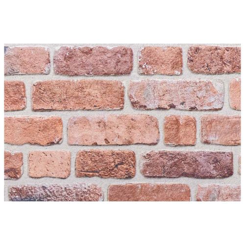 Стенни панели 10 pcs Червено 100 x 50 cm EPS пяна