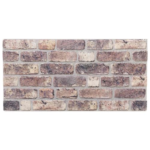 Стенни панели 10 pcs Тъмен кафяв 100 x 50 cm EPS пяна