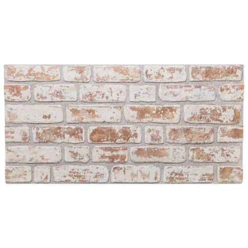 Стенни панели 10 pcs Червено и бяло 100 x 50 cm EPS пяна