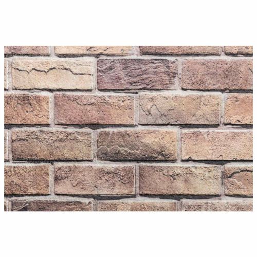 Стенни панели 10 pcs Кафяв и сив 100 x 50 cm EPS пяна