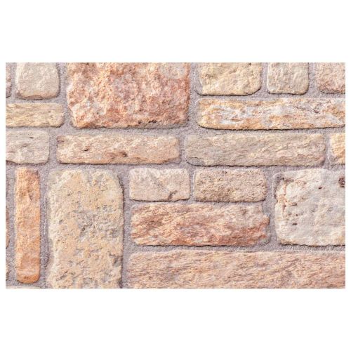 Стенни панели 10 pcs Светло кафяво и бяло 100 x 50 cm EPS пяна