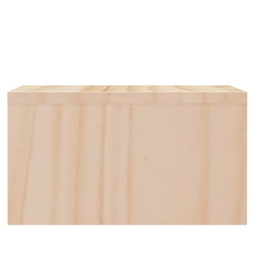 Поставка за монитор, 50x27x15 см, бор масив