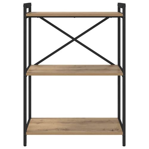 Рафт за книги Дъб 60 x 30 x 85 cm Инженерно дърво