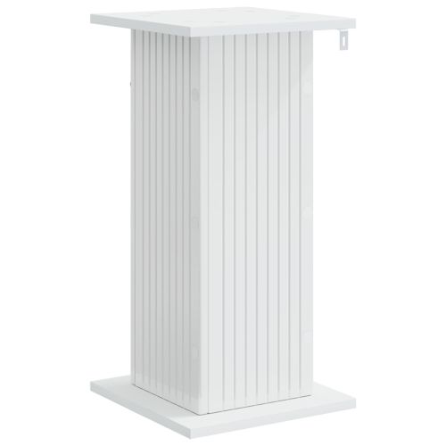 Стойка за растения Бял гланц 30,5 x 30 x 60,5 см