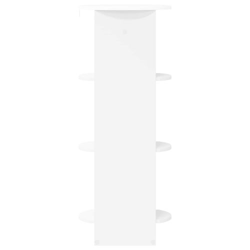 Страничен шкаф Бял 40 x 40 x 100 cm Инженерен дървен материал