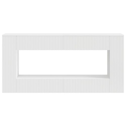 Конзолна маса Бял 155 x 29 x 74 см Инженерен дървен материал