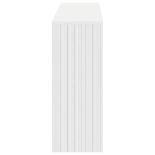 Конзолна маса Бял 155 x 29 x 74 см Инженерен дървен материал