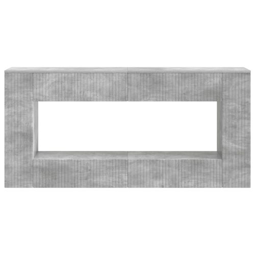 Конзолна маса На райета Бетонно Сиво 155 x 29 x 74 см