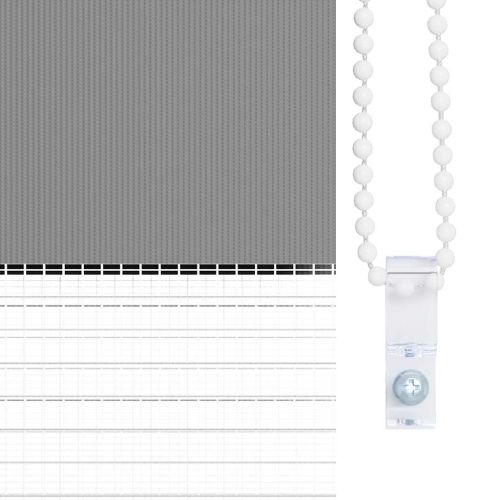 Зебра щора 40,9x100 см Ширина на плата 36,7 см сива