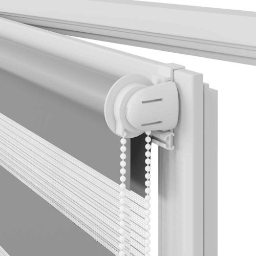 Зебра щора 40,9x100 см Ширина на плата 36,7 см сива