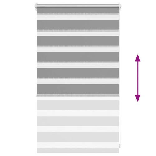 Зебра щора 50,9x100 см Ширина на плата 46,7 см сива