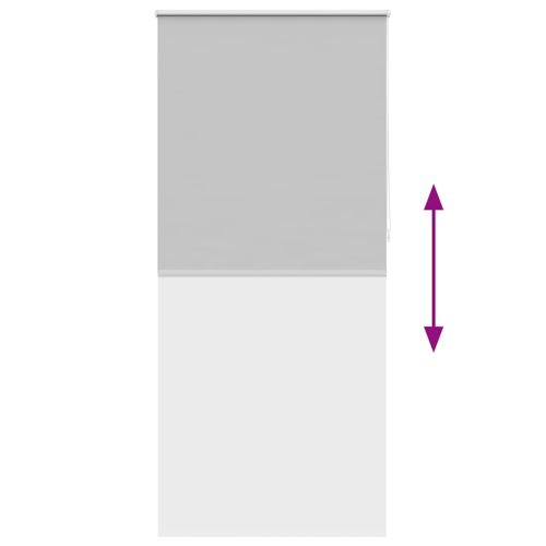 Затъмняваща ролетна щора 104,4x230 см, ширина на плат 100 см, сива
