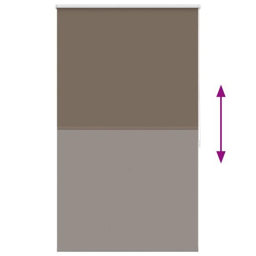 Затъмняваща ролетна щора 84,4x175 см, ширина на плата 80 см, цвят кафе