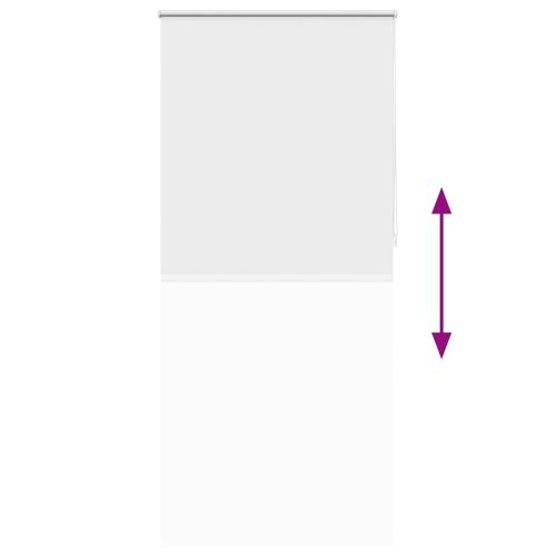 Затъмняваща ролетна щора 84,4x230 см, ширина на плат 80 см, бяла