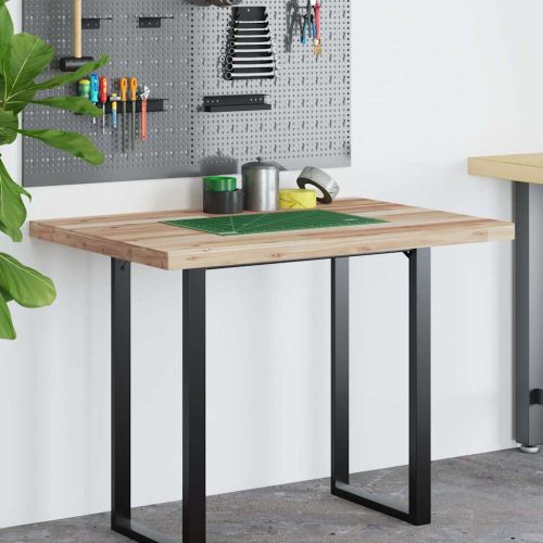 Плот за бюро, необработен, 120x70x4 см, масивно дърво акация