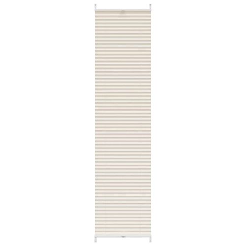 Плисирана щора 40 х 200 см, цвят крем