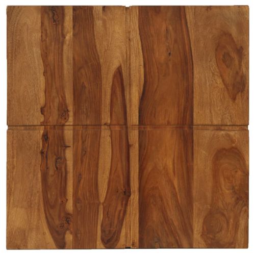 Маса за кафе, 80x80x30 см, акациева дървесина масив