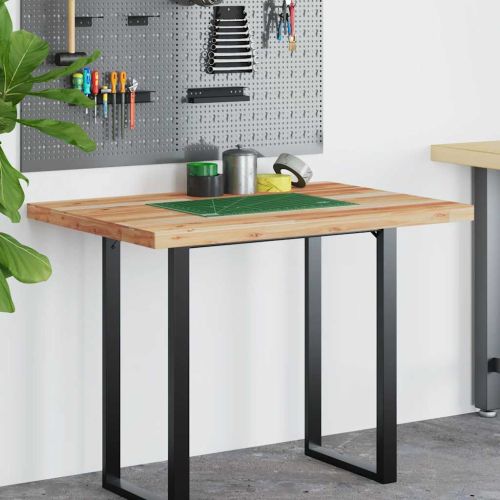 Плот за бюро, маслен финиш, 120x70x4 см, масивно дърво акация