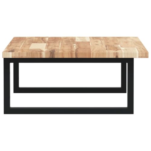 Стенен рафт за мивка, стомана и масивно дърво акация