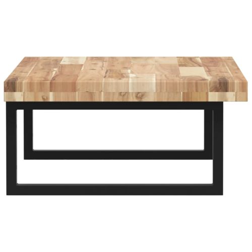 Стенен рафт за мивка, стомана и масивно дърво акация