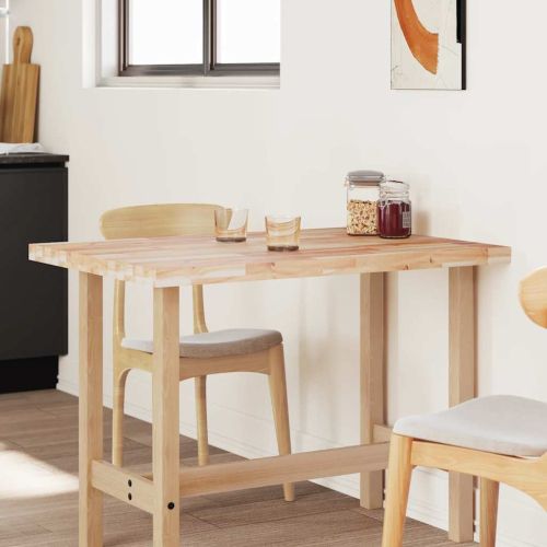 Плот за маса, правоъгълен, 120x70x4 см, акация масив