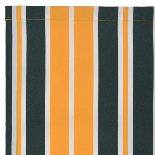 Резервен плат за тента Зелен и жълт 580 x 345 см Полиестер