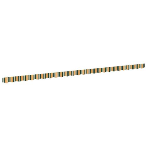 Сенник Валанс Зелен и жълт 580 x 20 см Платно