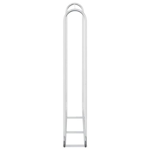 Стойка за дърва за огрев 150x25x150 cm Поцинкована стомана