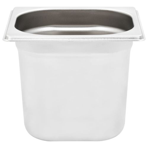 Гастронорм контейнери 8 бр GN 1/6 150 мм неръждаема стомана