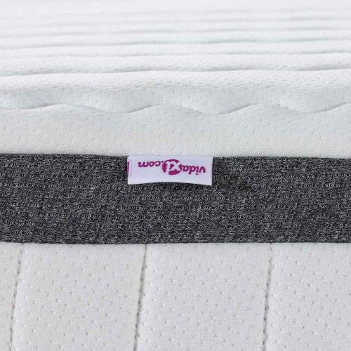 Матрак Бяло и сиво 90 x 190 cm Бонел пружина