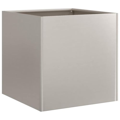 Кашпа, ръждива, 40x40x40 см, патинираща стомана