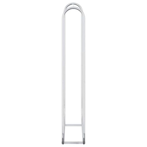 Стойка за дърва за огрев 100x25x150 cm Поцинкована стомана