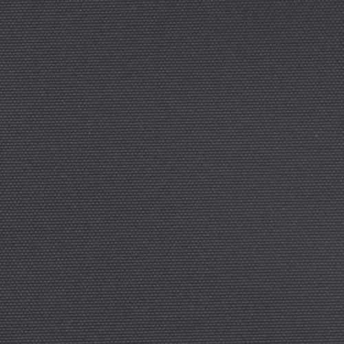 Прибираща се странична тента, черна, 180x500 см