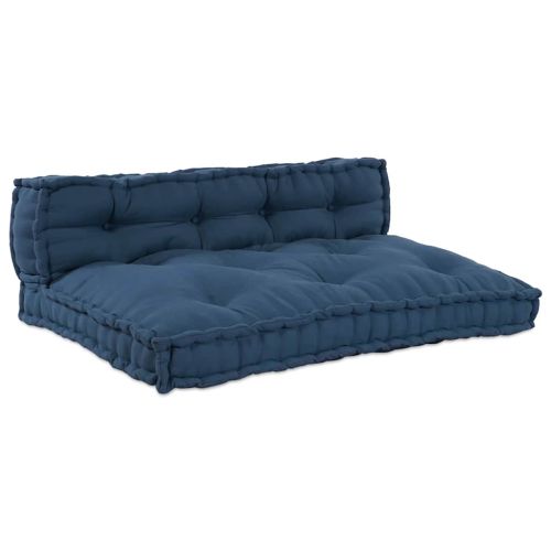Кушон за палетен диван 2 pcs Индийски 120 x 80 x 38 см Текстил