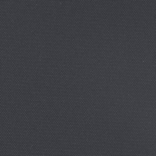 Прибираща се странична тента, черна, 200х600 см