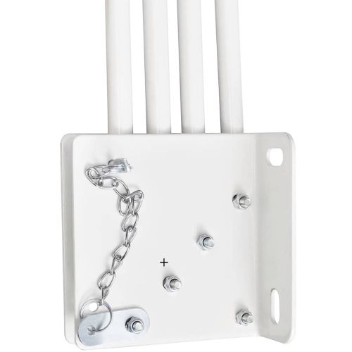 Сгъваема странична тента за балкон, кремава, 140x140 см