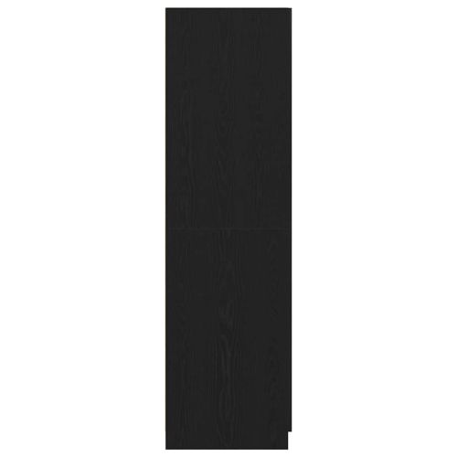 Гардероб с чекмедже Черния дъб 80 x 52 x 180 см Инженерно дърво