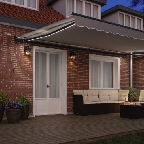 Текстил за сенник с Светлосиво 500 × 300 cm Полиестер