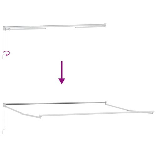 Сенник Оранжево и кафяво 500 x 300 x 165 см Полиестер и метал