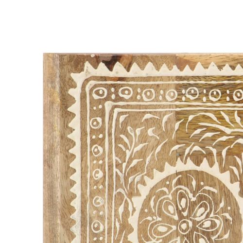 Ръчно декориранo огледало, 40x55 см, мангово дърво масив