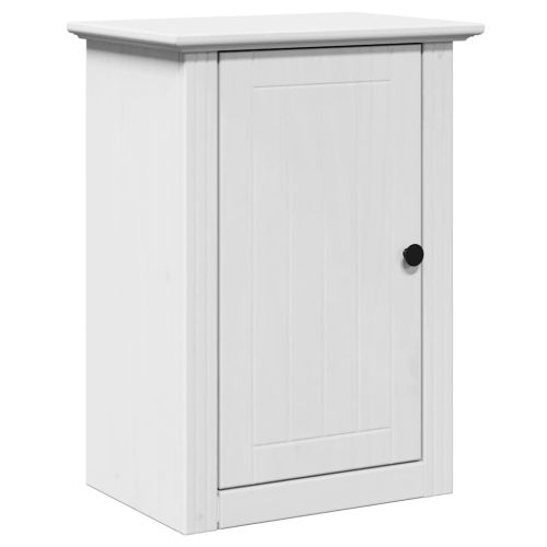 Комплект мебели за баня от 3 части BODO бял бор масив