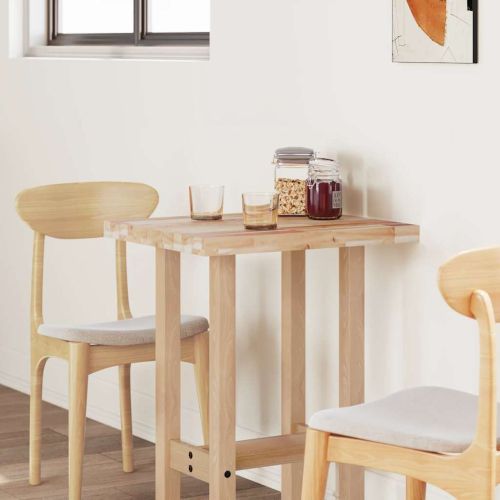 Плот за маса, правоъгълен, 80x50x4 см, акация масив