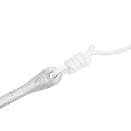 Сгъваема котва с въже сребриста 4 kg Горещо поцинкован чугун