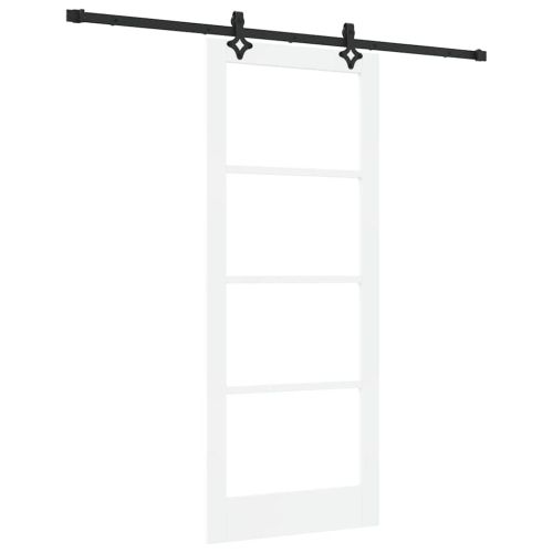 Преплъзваща се врата ORKDAL Бял и черен 83 x 202 см