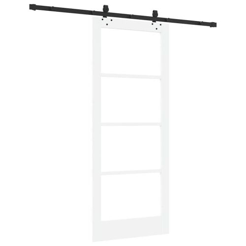 Преплъзваща се врата ORKDAL Бял и черен 83 x 202 см