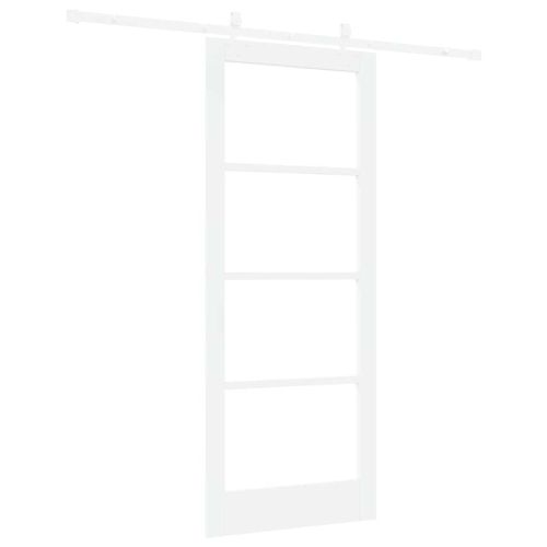 Преплъзваща се врата Бяло 83 x 202 см