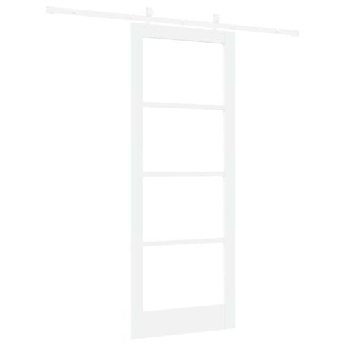 Преплъзваща се врата Бяло 83 х 211 см