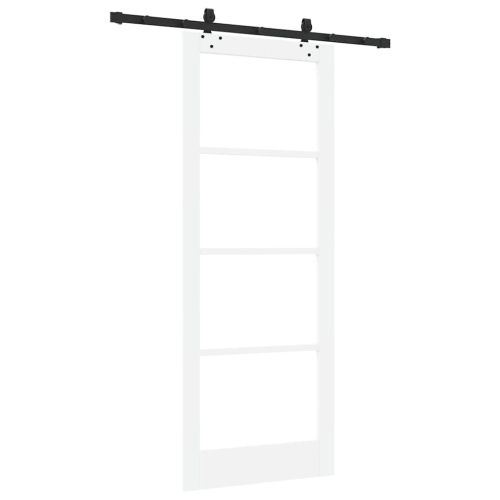 Преплъзваща се врата Бяло 83 х 211 см