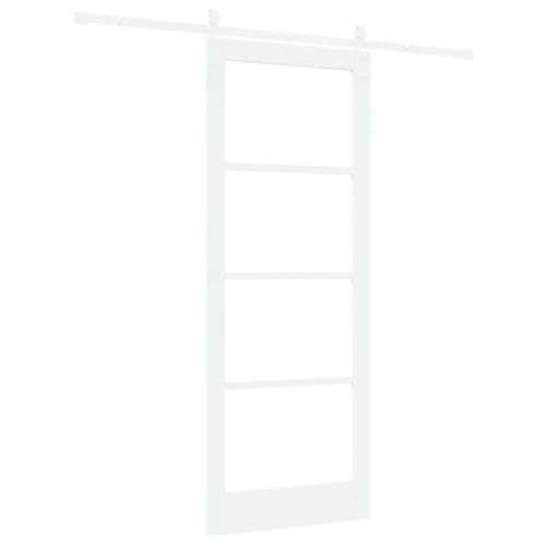 Преплъзваща се врата Бяло 83 х 211 см